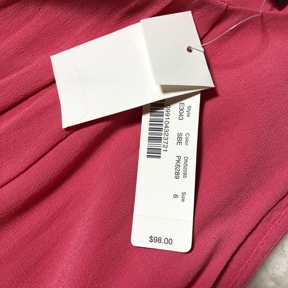 NWT J Crew Tiered Crepe Salmon Pink Tank Top - Picture 11 of 12